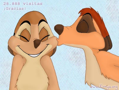 Mson dándole un beso a Kim... ¡muac!