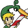 Link and Ezlo, from Minish Cap. Happy Holidays!