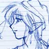 Un dibujo precioso de Link, hecho por Laura.